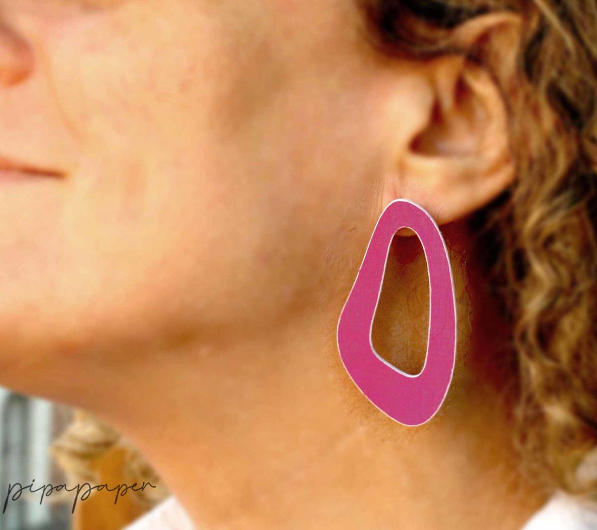 pendientes-originales-reciclado-ecologico-divertido–9 pendientes papel y plata organic aro divertidos