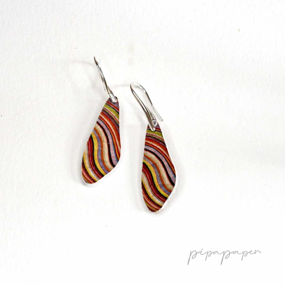 pendientes-alegres-originales-reciclado-ecologico-divertido–65 pendiente mini papel y plata eco joya