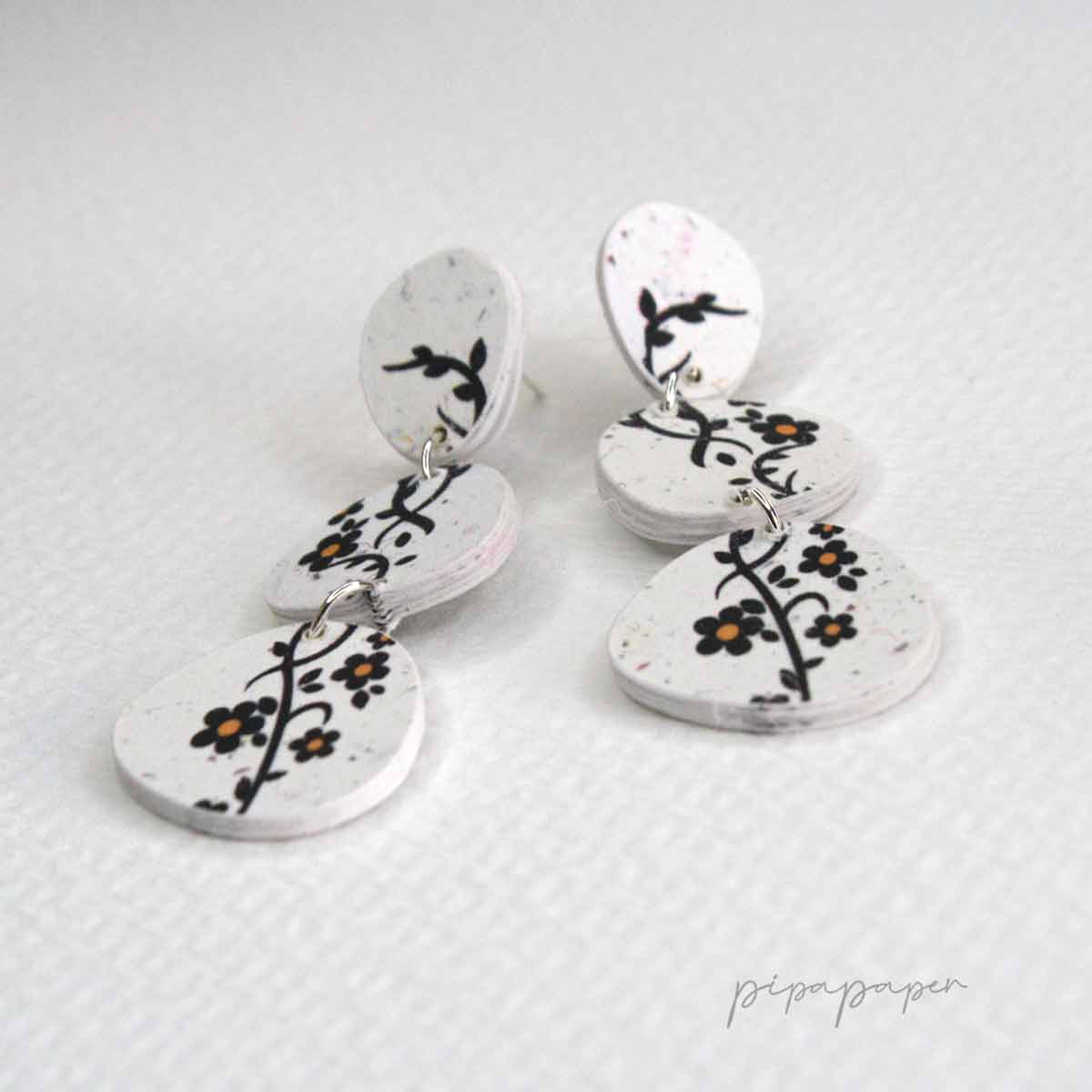 pendientes-joyas-de-papel-artesanales-ecologicas-1 pendientes papel y plata eco joya