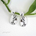 pendientes papel y plata eco joya