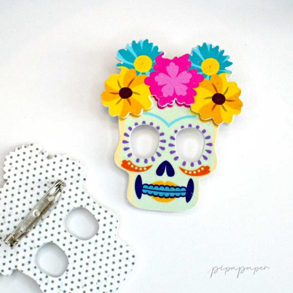 broche calavera katrina original