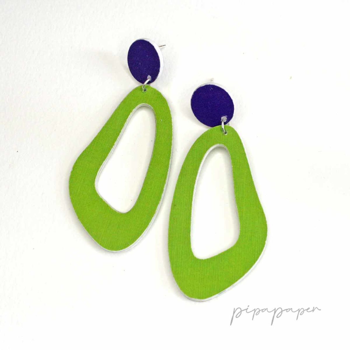 pendientes boton originales y divertidos eco joyas