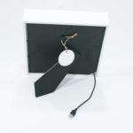 cuadro papel 3D por capas con luz
