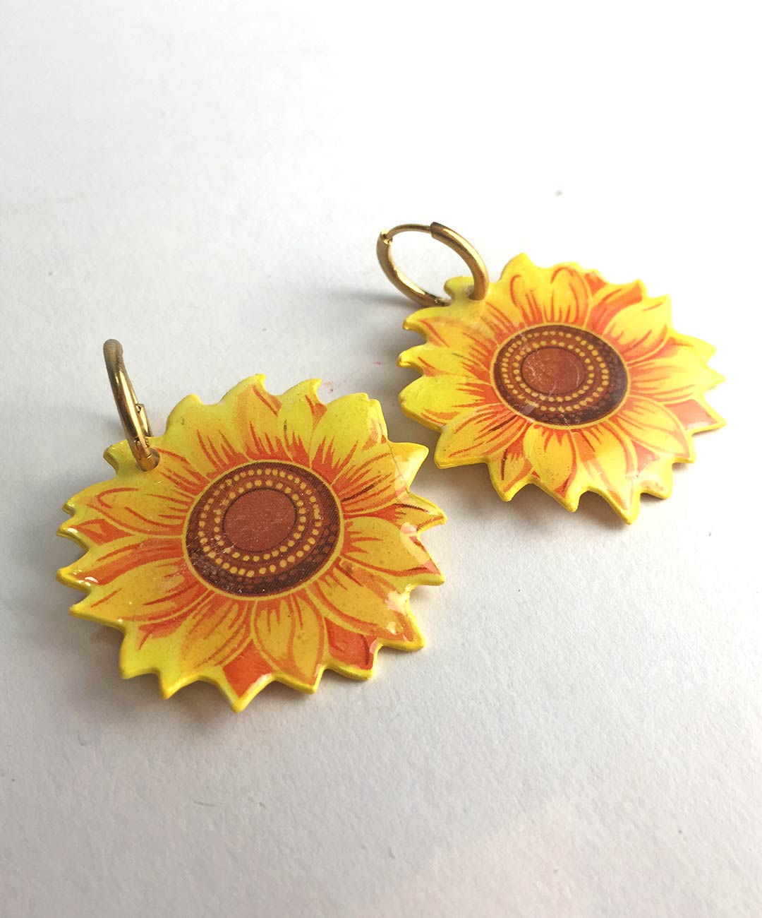 pendiente-girasol-6 pendiente girasol papel