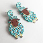 pendientes oveja divertida