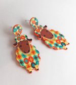 pendientes oveja divertida