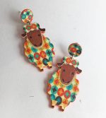 pendientes oveja divertida