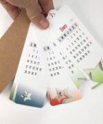 calendario artesanal creativo de pared reciclado 2025