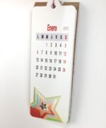 calendario artesanal creativo de pared reciclado 2025