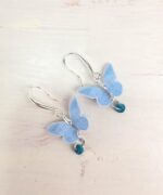 pendientes papel mariposa primavera alegres