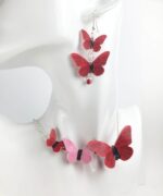 cadena gargantilla de mariposas multicolor alegres divertidas