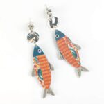 pendientes divertidos mujer hechos a mano peces