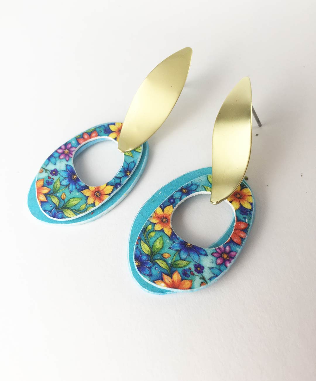 13 pendientes de elegantes y moderno de papel reciclado y acero hechos con papel