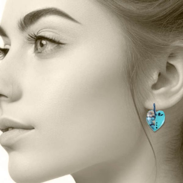 CORAZON mini CON ARO de acera. Joyas de papel