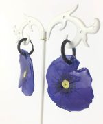 pendientes de PENSAMIENTOS hechos con papel
