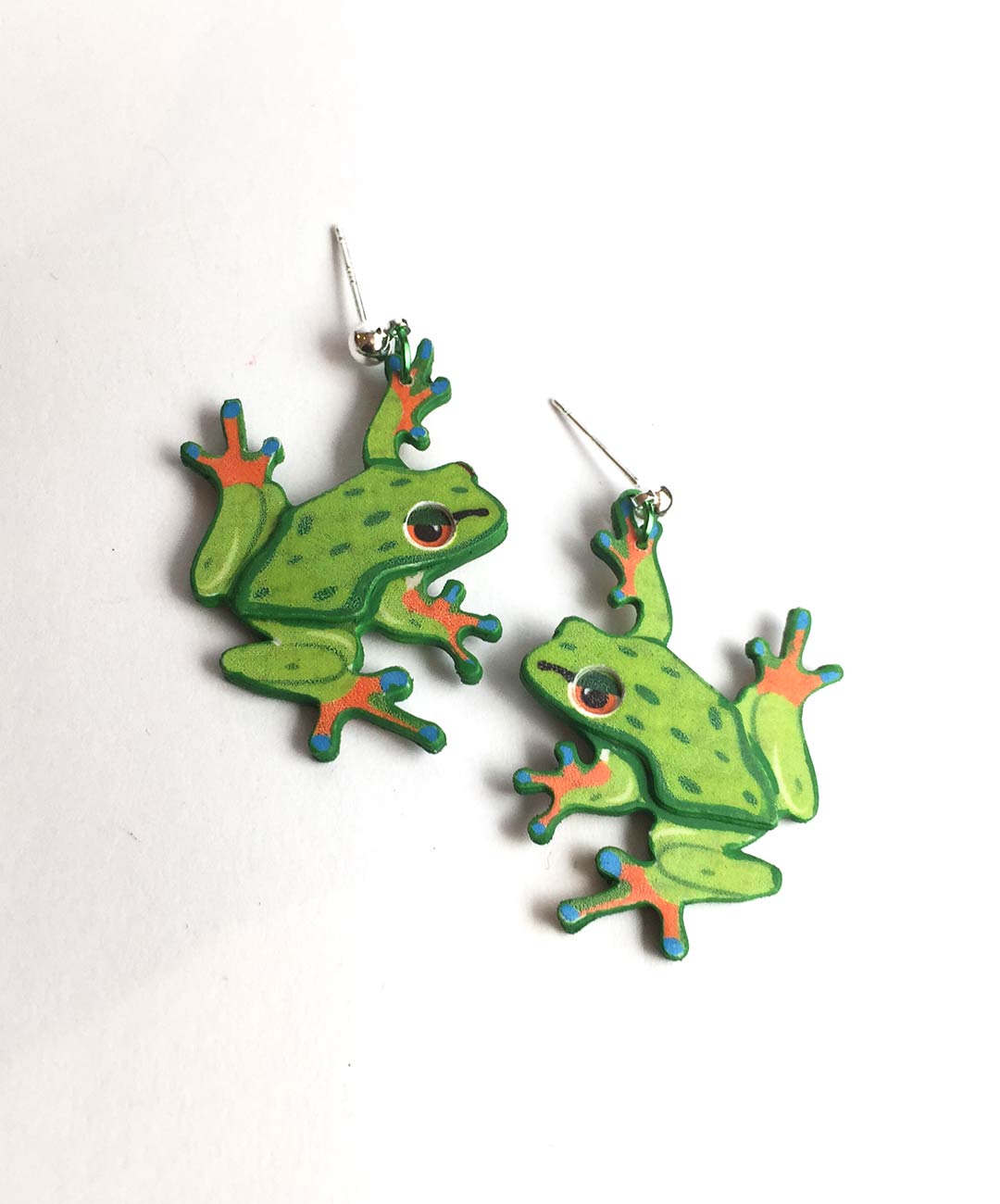 pendiente-rana--2 pendiente rana original papel