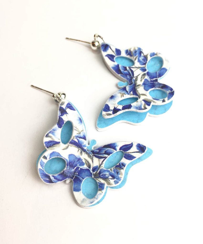pendientes mariposa