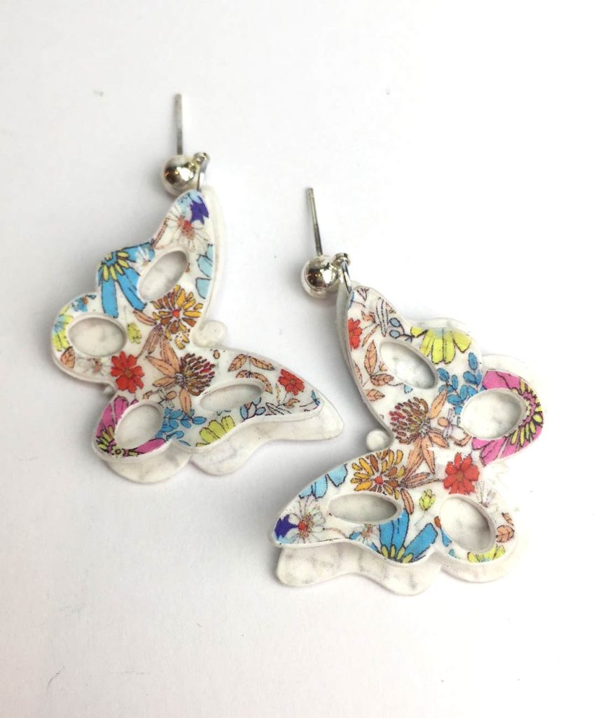 pendientes mariposa