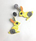 PENDIENTES BUHO CONEJO DIVERTIDOS