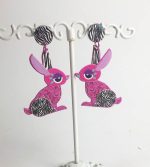 PENDIENTES BUHO CONEJO DIVERTIDOS