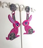 PENDIENTES BUHO CONEJO DIVERTIDOS