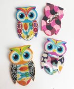 Broche papel reciclado divertido animales