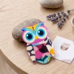 Broche papel reciclado divertido animales