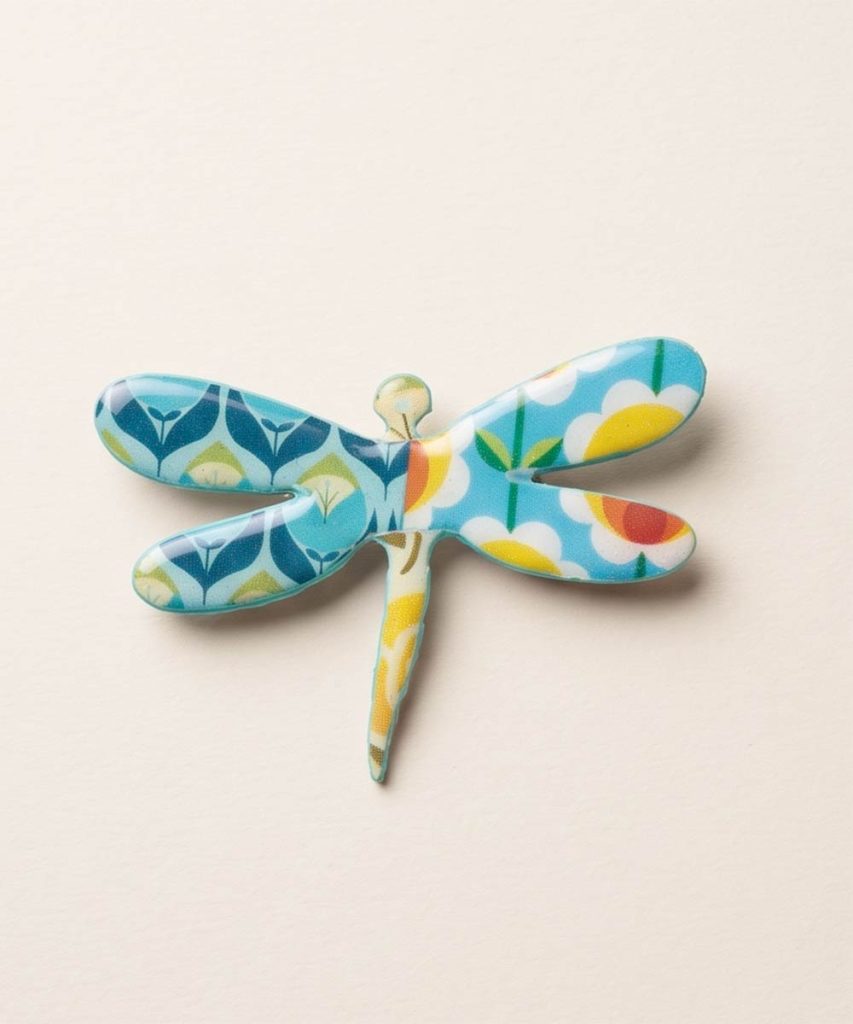 Broche papel reciclado divertido animales