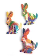 Broche papel reciclado divertido animales