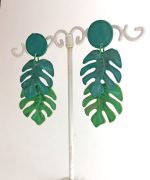 PENDIENTES HOJA MONSTERA doble - (5 colores) - Imagen 7