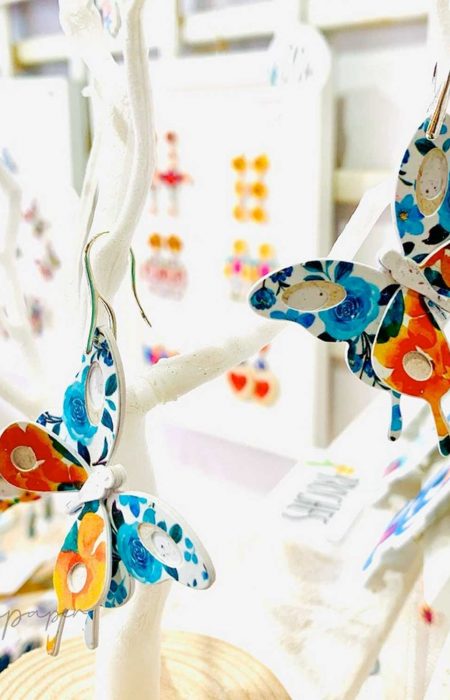 pendiente-papel-joyas-mariposas–22 pendientes mariposa papel reciclado